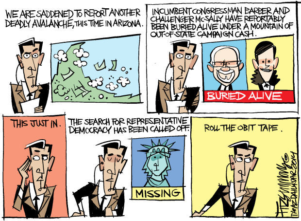 Daily Fitz Cartoon: Avalanche